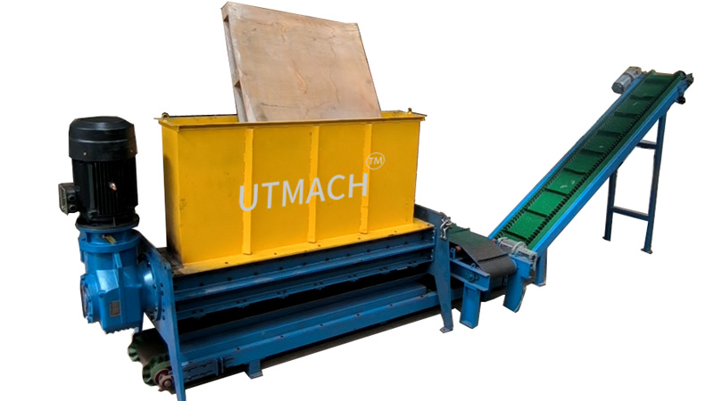 P35190K Customized 1.8 m Pallet Shredder with Magnetic &
